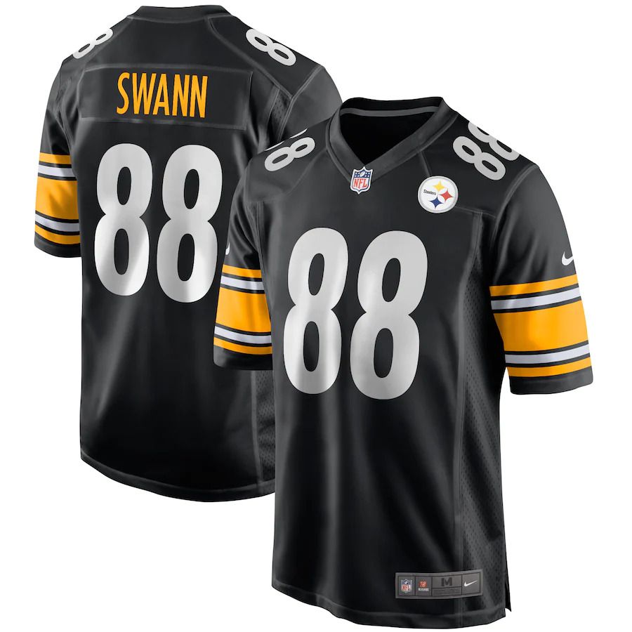 Men Pittsburgh Steelers #88 Lynn Swann Nike Black Game Retired Player NFL Jersey->pittsburgh steelers->NFL Jersey